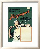 Wimbledon Slazenger Tennis Ball Lámina giclée enmarcada Wimbledon Slazenger Tennis Ball Lámina giclée enmarcada