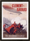 Clement-Bayard Gerahmter Giclée-Druck von Ernest Montaut