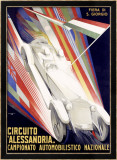 Circuito Alessandria Framed Giclee Print by Riccobaldi 