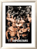 WWE Collage Kunstdrucke