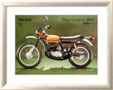 Montesa 250 King Scorpion Motorcycle Lámina giclée enmarcada