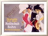 Rollschuh Bahn Framed Giclee Print by Fritz Rumpf