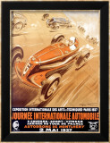 Jornada automovilística internacional Lámina giclée enmarcada por Geo Ham Jornada automovilística internacional Lámina giclée enmarcada por Geo Ham