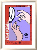 Czech Volleyball Framed Giclee Print by Rajlick 