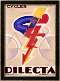 Cycles Dilecta Estampe encadrée