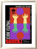 Czech Volleyball Framed Giclee Print by Rajlick 
