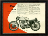 British BSA Manx 30 40 Motorcycle Lámina giclée enmarcada British BSA Manx 30 40 Motorcycle Lámina giclée enmarcada