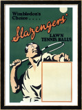 Wimbledon Slazenger Tennis Ball Lámina giclée enmarcada Wimbledon Slazenger Tennis Ball Lámina giclée enmarcada