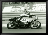 Aermacchi GP Motorcycle Lámina giclée enmarcada