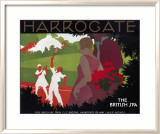 LNER, Harrogate, c.1930 Lámina giclée enmarcada por Tom Purvis