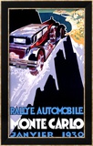 Rallye Monte Carlo, 1930 Gerahmter Giclée-Druck von Robert Falcucci