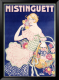 Mistinguett Lámina giclée enmarcada