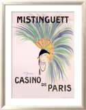 Mistinguett, Casino de Paris Estampe encadrée par Charles Gesmar