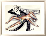 Josephine Baker Jazz Band Framed Giclee Print