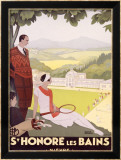 St. Honoré les Bains Estampe encadrée