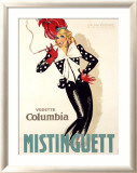 Mistinguett Framed Giclee Print by Jean-Dominque Van Caulaert