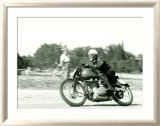Gilera Saturno Racing Estampe encadrée par Giovanni Perrone