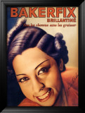 Josephine Baker, Bakerfix Framed Giclee Print