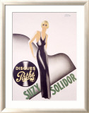 Suzy Solidor Indrammet giclee-tryk af Paul Colin