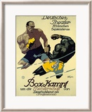 Box-Kampf Inramat gicléetryck av Julius Ussy Engelhard Box-Kampf Inramat gicléetryck av Julius Ussy Engelhard