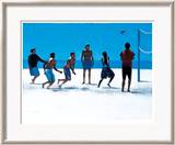 Volley Ball, Venice Beach Limited Edition Framed Print by Peter Nardini