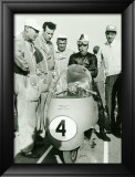 Moto Guzzi GP Motorcycle Estampe encadrée par Giovanni Perrone