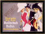 Rollschuh Bahn Framed Giclee Print by Fritz Rumpf