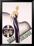 Suzy Solidor Indrammet giclee-tryk af Paul Colin