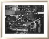 Mercury Automobile Assembly Line, 1946 Lámina giclée enmarcada