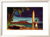 Outrigger and Diamond Head Posters par Stewart Fern
