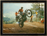 Bulltaco Motorcycle MX Lámina giclée enmarcada por Giovanni Perrone