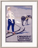 C. Wagner Sportartikel Lámina giclée enmarcada por Carl Moos