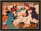 Exposition de Blanc Place Framed Giclee Print by Thiriet 