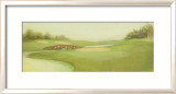 Golf Course with Bridge Poster par Jose Gomez