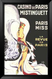 Casino De Paris Mistenguette Lámina enmarcada de edición limitada por Louis Guadin