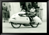 Grand Prix mondial de moto - Carénage de type « dustbin » Estampe encadrée