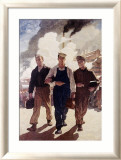 US Homefront Patriotic Poster The Spirit of '46 Lámina giclée enmarcada
