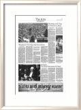 New York Times, June 14, 1994: Woodstock '94 to Span the Generations Lámina giclée enmarcada New York Times, June 14, 1994: Woodstock '94 to Span the Generations Lámina giclée enmarcada