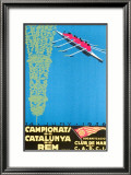 Campionats De Catalunya De Rem Lámina enmarcada de edición limitada por Camiro