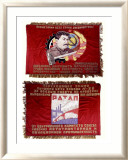 Kremlin Banner Lámina giclée enmarcada