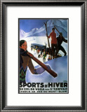 Sports d'Hiver, 1929 Affiches par Roger Broders