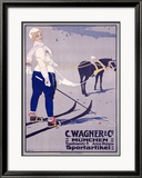 C. Wagner Sportartikel Lámina giclée enmarcada por Carl Moos