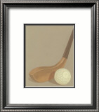 Wooden Golf Club and Ball Affiches par Jose Gomez