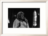 Aretha Franklin in Lights Print
