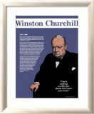 Les grands noms du XXe siècle, Sir Winston Churchill Affiches