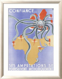 WWII, French Algerian Propaganda Lámina giclée enmarcada WWII, French Algerian Propaganda Lámina giclée enmarcada