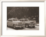 Car and Taxi Near Light Láminas por Nelson Figueredo Car and Taxi Near Light Láminas por Nelson Figueredo