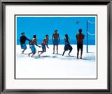 Volley Ball, Venice Beach Reproduction encadrée édition limitée par Peter Nardini