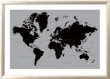 World Map - Contemporary Posters