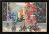 Lake Como View Poster by Ted Goerschner